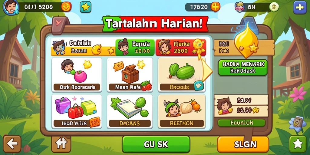 Tantangan seru yang menguji strategi dan keterampilan.