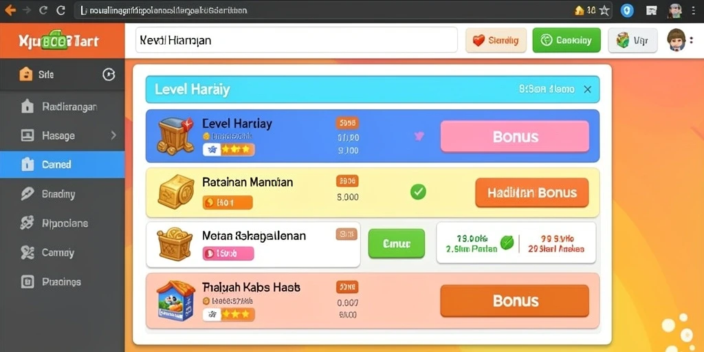 Fitur bonus yang menggiurkan dan menguntungkan.