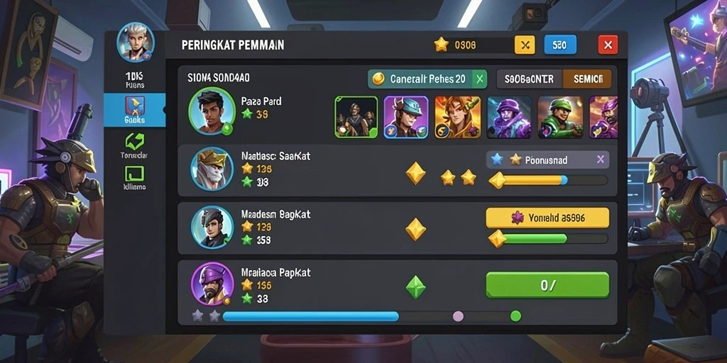 Pengaturan misi yang beragam dan menantang.