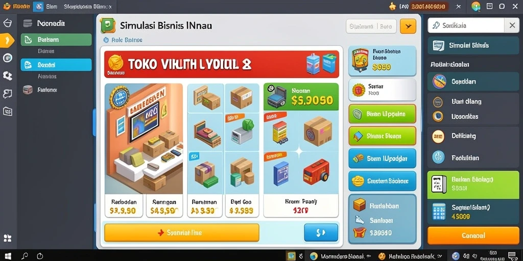 Leaderboards yang menunjukkan peringkat pemain.