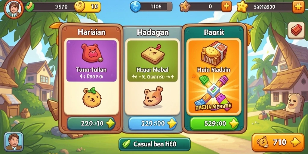 Sistem reward yang menarik setiap kali menyelesaikan misi.