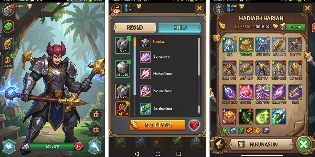 Screenshoot dari salah satu mode permainan yang seru.