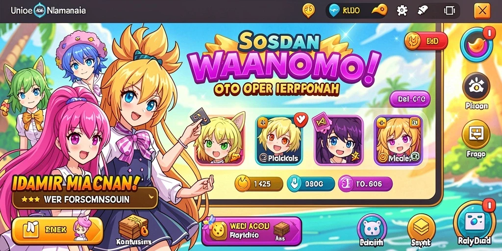 Aksi pertarungan yang mendebarkan dalam game.
